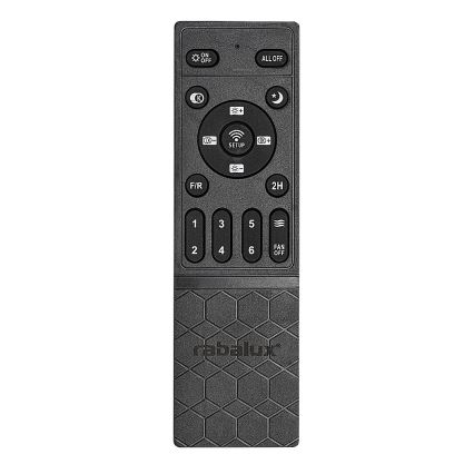 Rabalux - Plafonnier à intensité variable avec ventilateur LED/40W/230V 3000/4000/6000K Wi-Fi + Télécommande