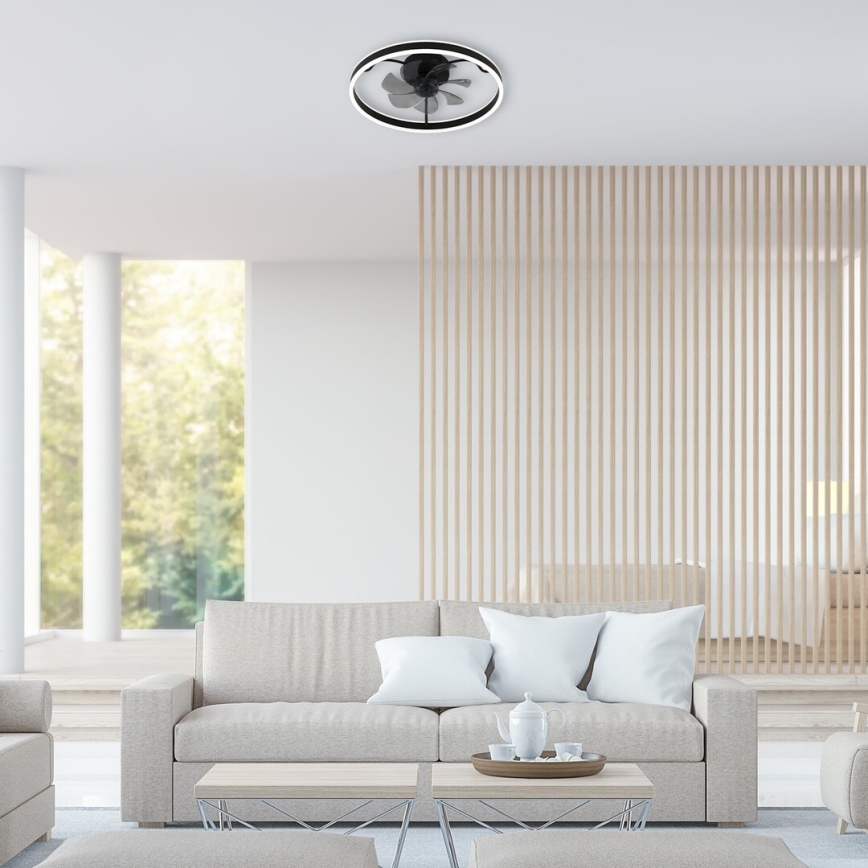 Rabalux - Dimmbare LED-Deckenleuchte mit Ventilator LED/40W/230V 3000/4000/6000K Wi-Fi + Fernbedienung