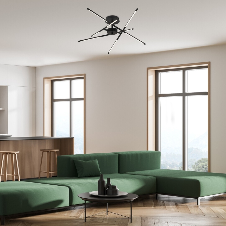 Rabalux - Plafonnier LED/40W/230V 3000K noir