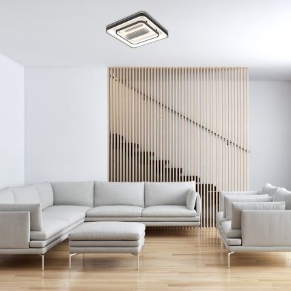 Rabalux - Dimmbare LED-Deckenleuchte mit Ventilator LED/50W/230V 3000/4000/6000K Wi-Fi + Fernbedienung