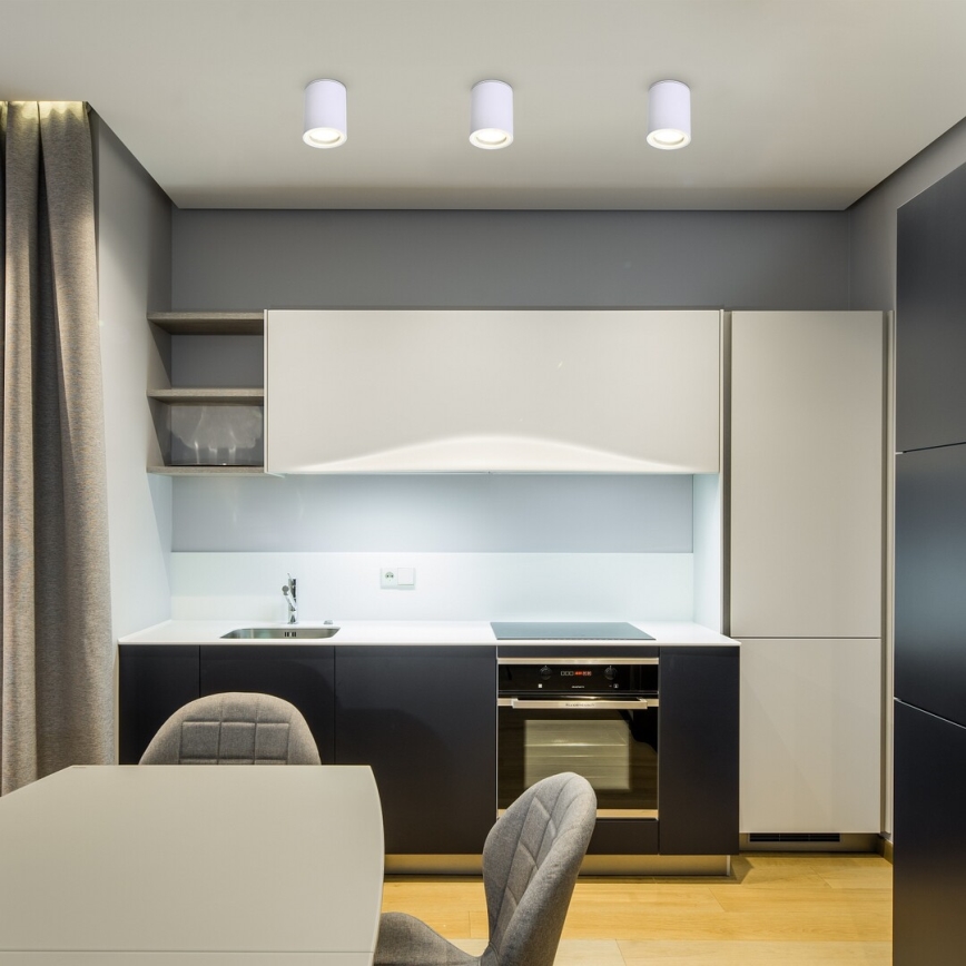 Rabalux - Plafoniera 1xGU10/35W/230V Ø 7 cm bianca