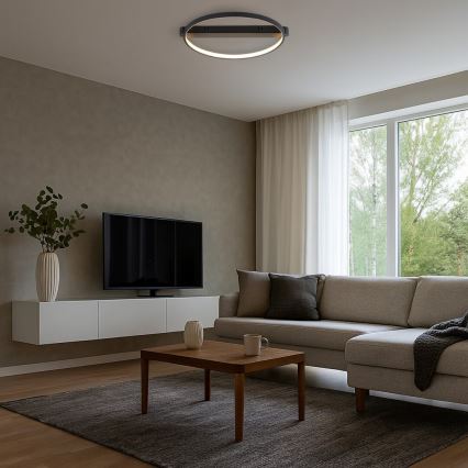 Rabalux - Plafoniera LED/45W/230V 3000K 50x55 cm nera