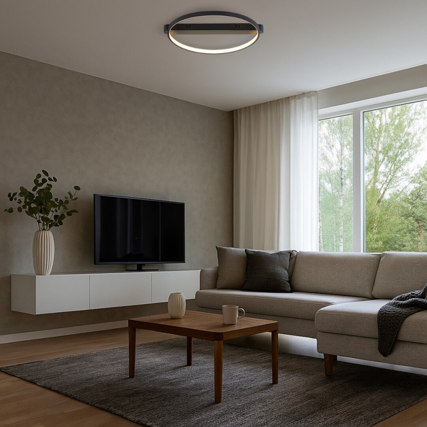 Rabalux - Plafoniera LED/45W/230V 3000K 50x55 cm nera