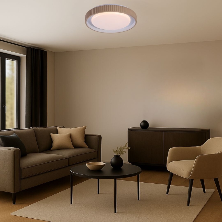 Rabalux - LED-dimmbare Deckenleuchte LED/48W/230V 3000-6500K Ø 49,5 cm + Fernbedienung