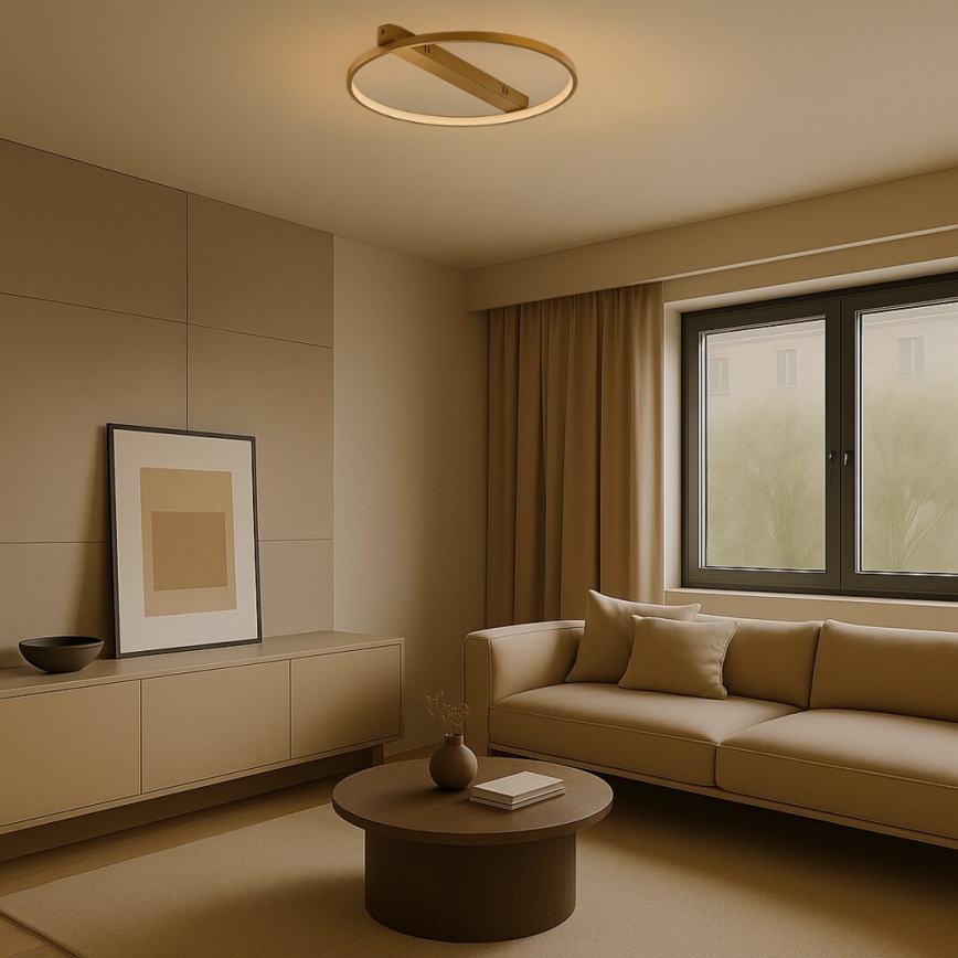 Rabalux - Plafonnier LED/45W/230V 3000K 50x55 cm doré