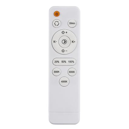 Rabalux - Dimmbare LED-Deckenleuchte LED/34W/230V 3000-6500K Ø 39 cm + Fernbedienung
