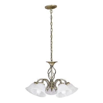 Rabalux 7135 - Lampadario a sospensione con catena BECKWORTH 5xE14/40W/230V