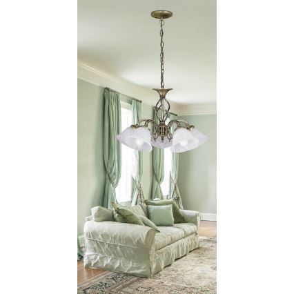 Rabalux 7135 - Lampadario a sospensione con catena BECKWORTH 5xE14/40W/230V