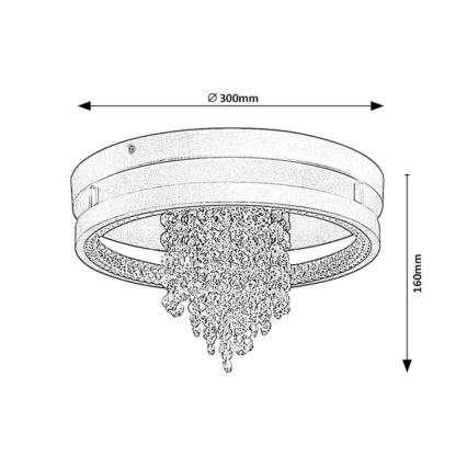 Rabalux - Plafonnier LED/20W/230V 3000/3500/4000K diam. 30 cm