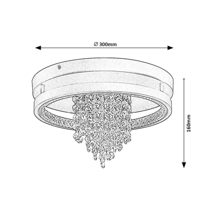 Rabalux - Plafonnier LED/20W/230V 3000/3500/4000K diam. 30 cm