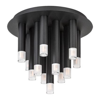 Rabalux - Plafoniera 13xG9/5W/230V, nero, Ø 34 cm
