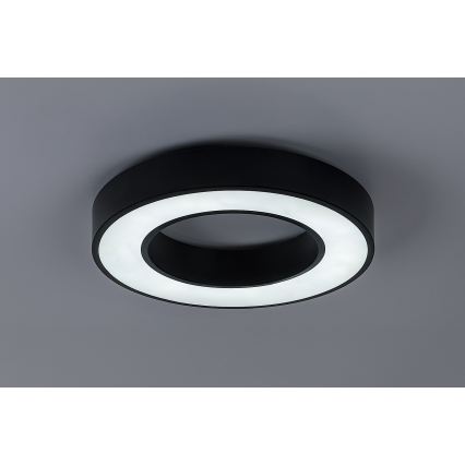 Rabalux - Plafoniera LED/24W/230V 3000/4000/6500K Ø 40 cm nera