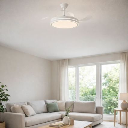 Rabalux - Plafoniera LED dimmerabile con ventilatore LED/60W/230V 3000-6500K + telecomando