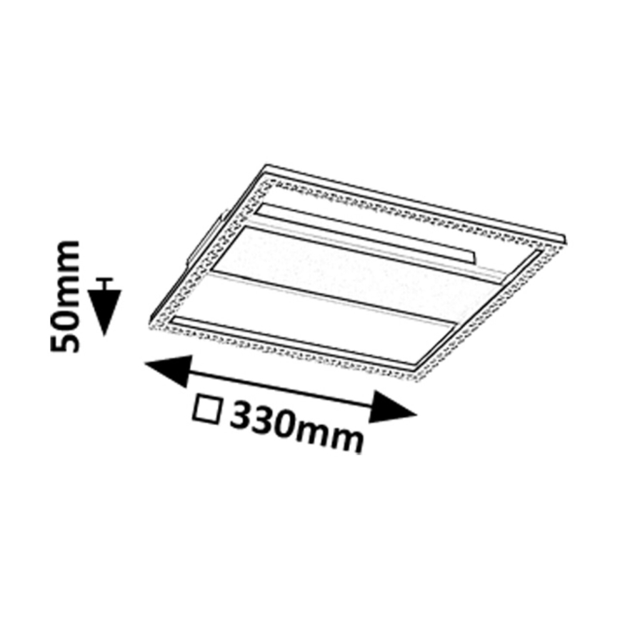 Rabalux - Plafoniera LED LED/24W/230V 4000K