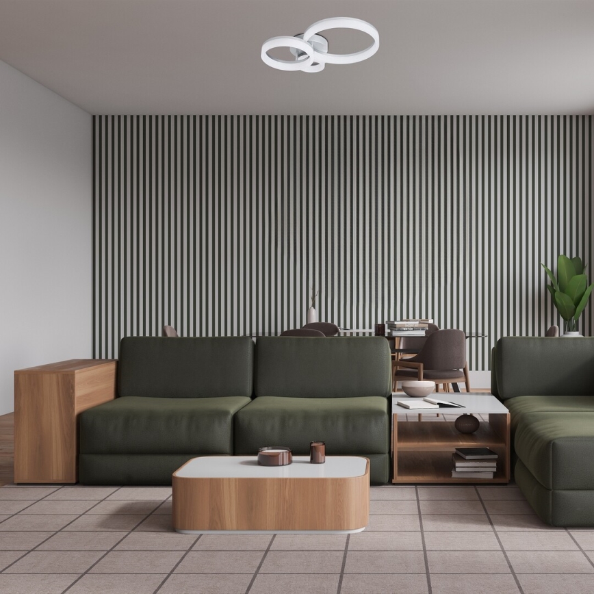 Rabalux - LED-Deckenleuchte LED/24W/230V 3000/4000/6500K matt Chrom