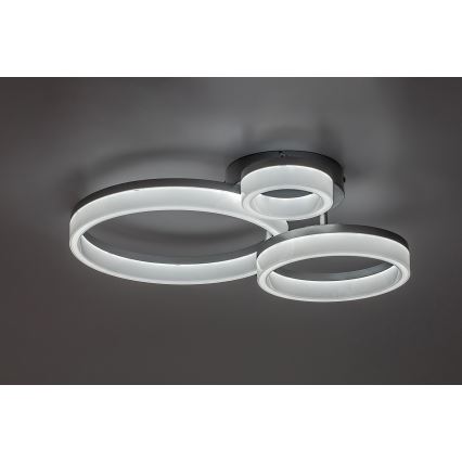 Rabalux - LED-Deckenleuchte LED/24W/230V 3000/4000/6500K matt Chrom
