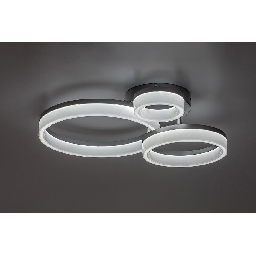 Rabalux - LED-Deckenleuchte LED/24W/230V 3000/4000/6500K matt Chrom