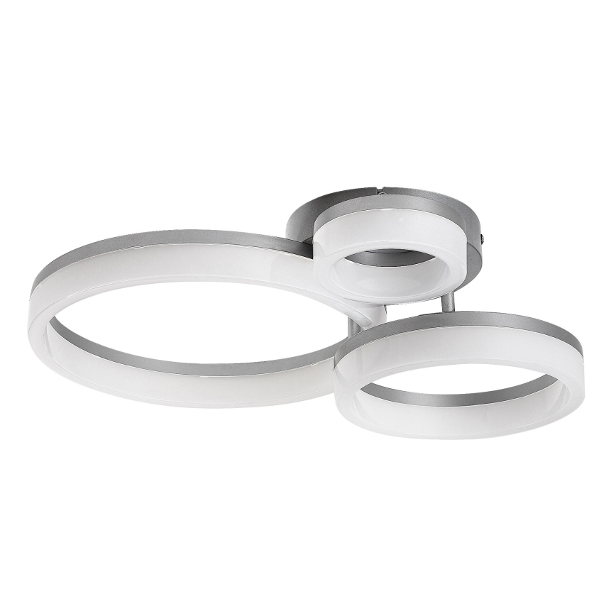 Rabalux - LED-Deckenleuchte LED/24W/230V 3000/4000/6500K 38x51 cm mattierter Chrom