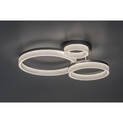 Rabalux - LED-Deckenleuchte LED/24W/230V 3000/4000/6500K 38x51 cm mattchrom