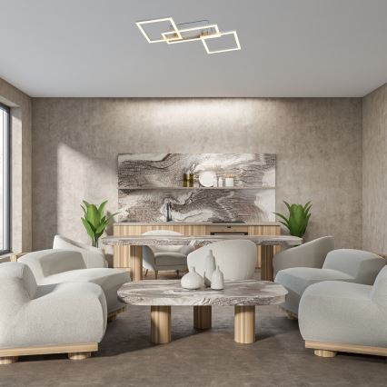 Rabalux - Plafoniera da soffitto LED dimmerabile LED/40W/230V 3000-6500K 45x55 cm + telecomando