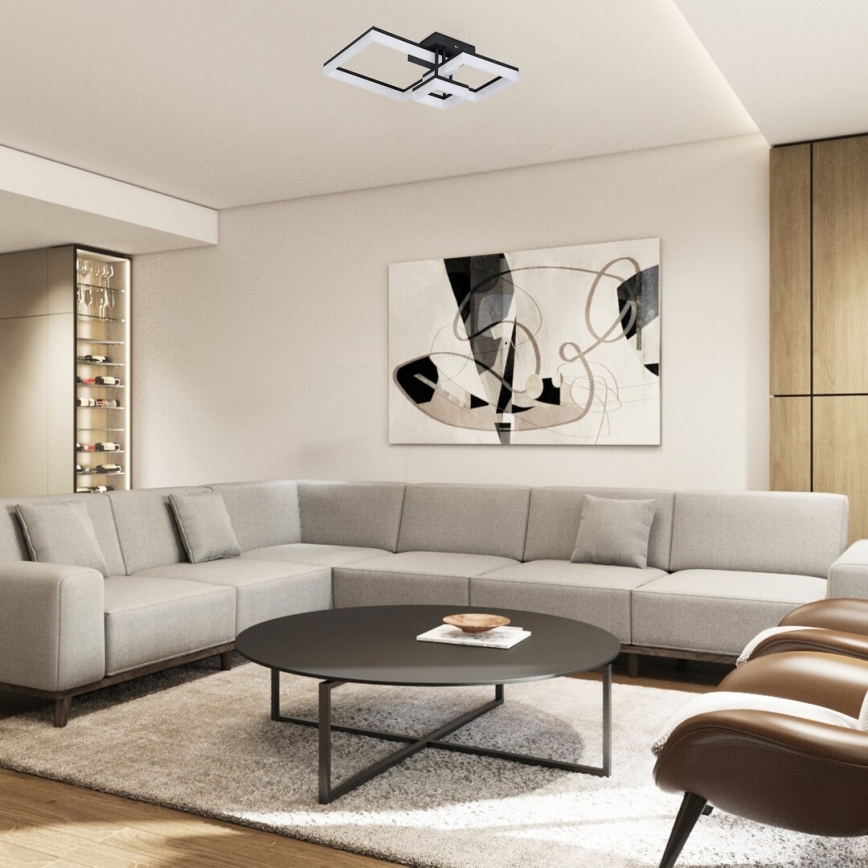 Rabalux - Plafoniera LED LED/22W/230V 3000/4000/6500K nero