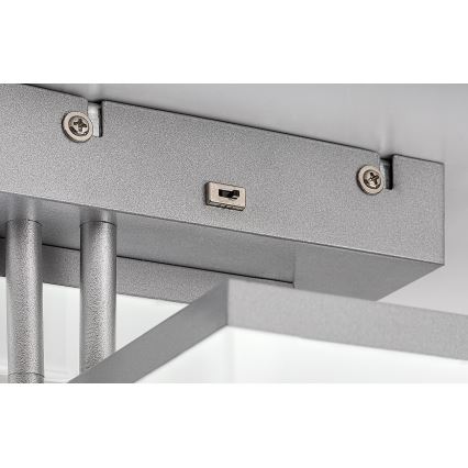 Rabalux - Plafoniera LED LED/22W/230V 3000/4000/6500K cromo opaco