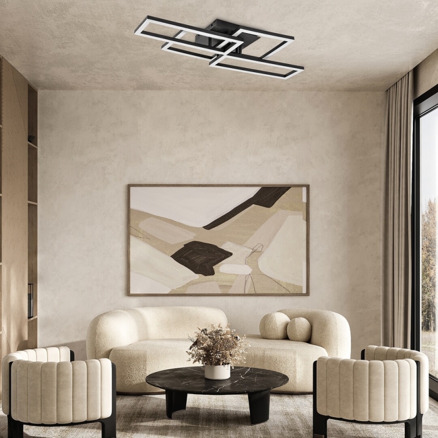 Rabalux - dimmbare LED-Deckenleuchte LED/40 W/230 V 3000–6500 K 35×70 cm + Fernbedienung