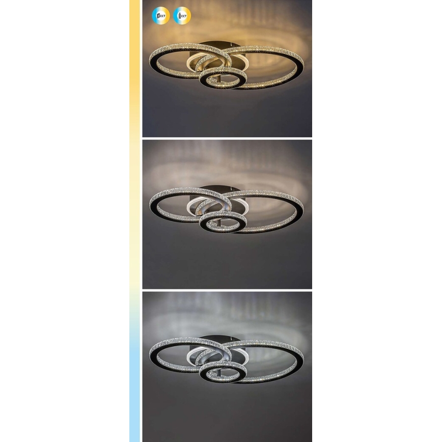 Rabalux - Dimmbare LED-Deckenleuchte LED/40W/230V 3000-6500K + Fernbedienung 35x52 cm