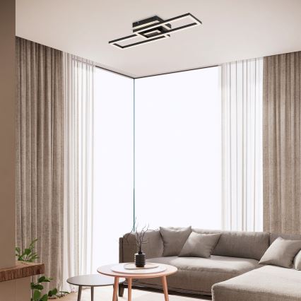 Rabalux - Plafoniera dimmerabile a LED/30W/230V 3000-6500K con telecomando, lunghezza 60 cm