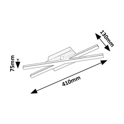 Rabalux - Plafonnier LED/16W/230V 4000K 13x41 cm