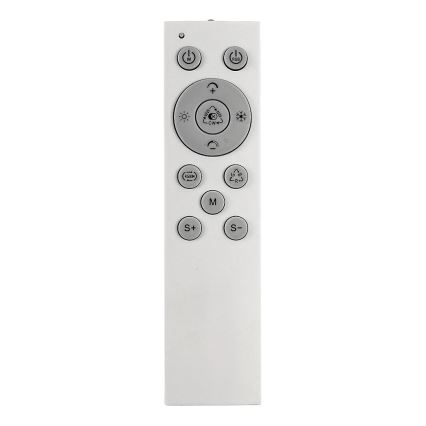 Rabalux - RGB-dimmbare LED-Deckenleuchte, 40 W, 230 V, 3000-6500 K, mit Fernbedienung, Ø 43 cm