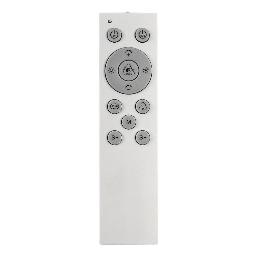 Rabalux - RGB-dimmbare LED-Deckenleuchte, 40 W, 230 V, 3000-6500 K, mit Fernbedienung, Ø 43 cm