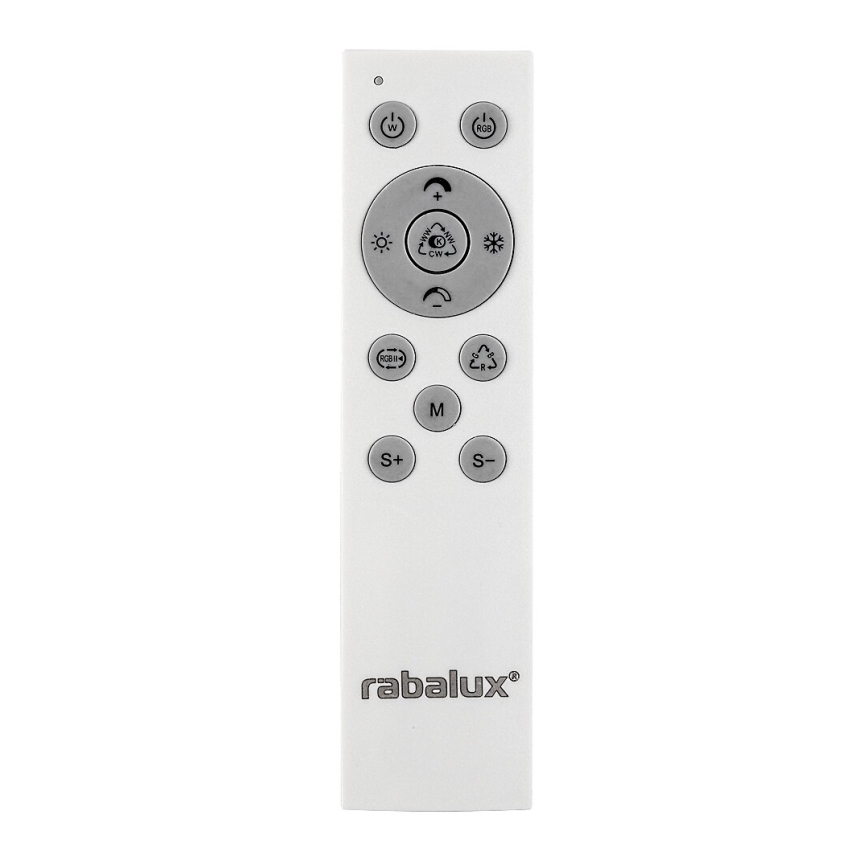 Rabalux - LED RGB Deckenleuchte, dimmbar, LED/40W/230V, 3000-6500K, inkl. Fernbedienung, Ø 31 cm