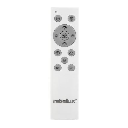 Rabalux - dimmbare RGB-LED-Deckenleuchte LED/22W/230V 3000-6500K Ø 45 cm + Fernbedienung