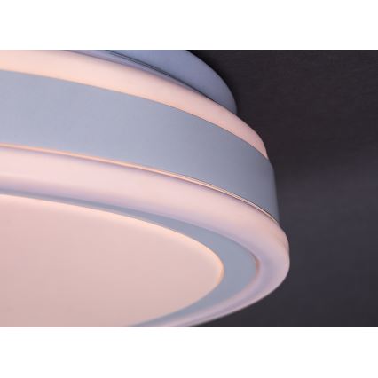 Rabalux - Plafonnier LED dimmable LED/23W/230V 3000-6500K Ø 38,5 cm blanc + télécommande