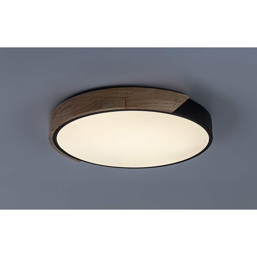 Rabalux - Plafoniera LED LED/24W/230V 4000K nero/rovere Ø 41 cm