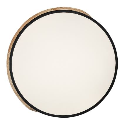 Rabalux - Plafonnier LED 24W/230V 4000K noir/chêne Ø 41 cm