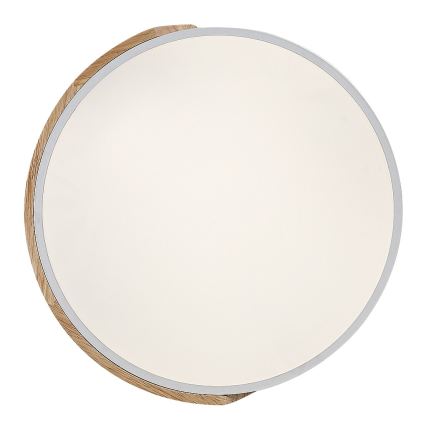 Rabalux - LED-Deckenleuchte LED/24W/230V 3000K weiß/Eiche Ø 61 cm