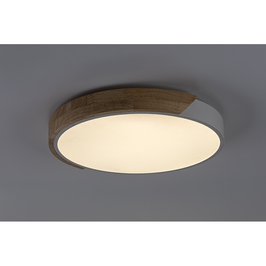 Rabalux - Plafoniera LED da soffitto LED/24W/230V 3000K bianco/rovere Ø 41 cm