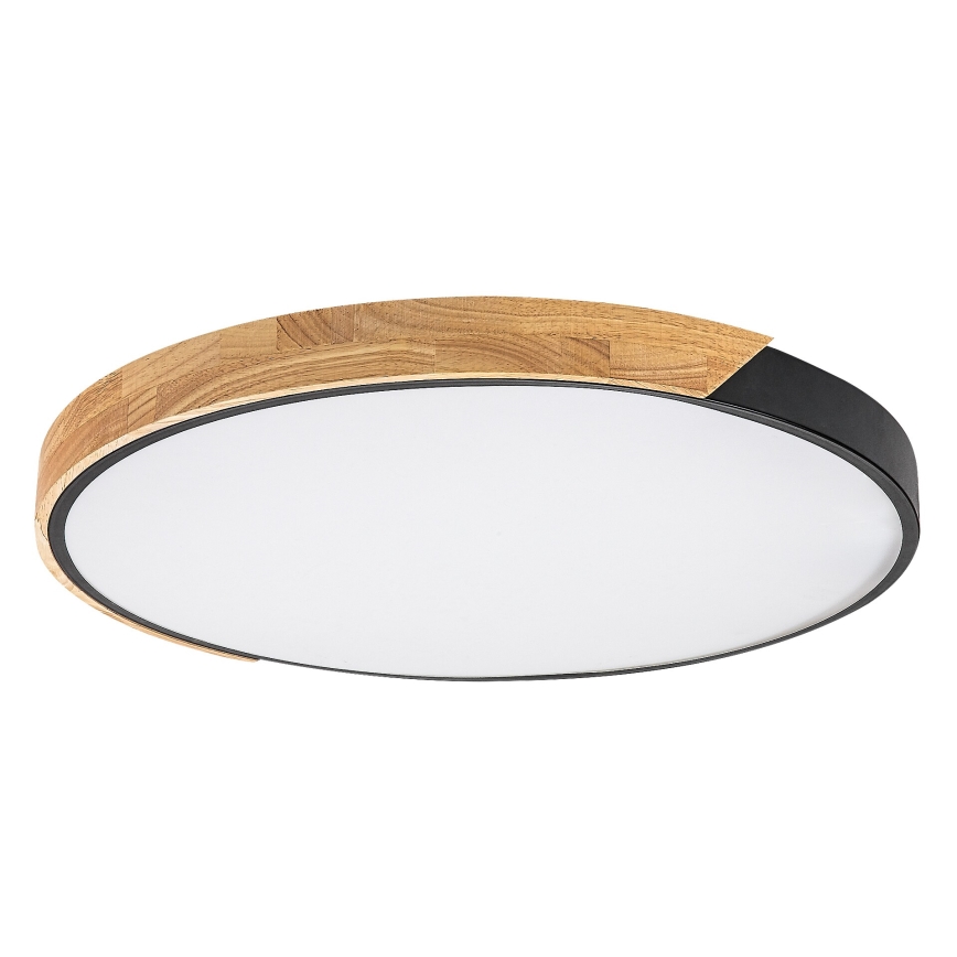 Rabalux - Plafoniera LED 42W/230V 3000/4000/6500K nero/rovere Ø 61 cm