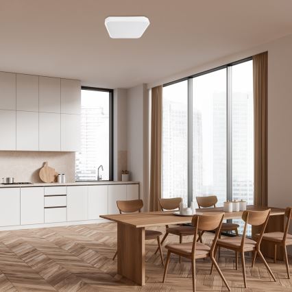 Rabalux - LED-Deckenleuchte für Badezimmer LED/24W/230V 3000/4000/6000K IP44 29x29 cm weiß