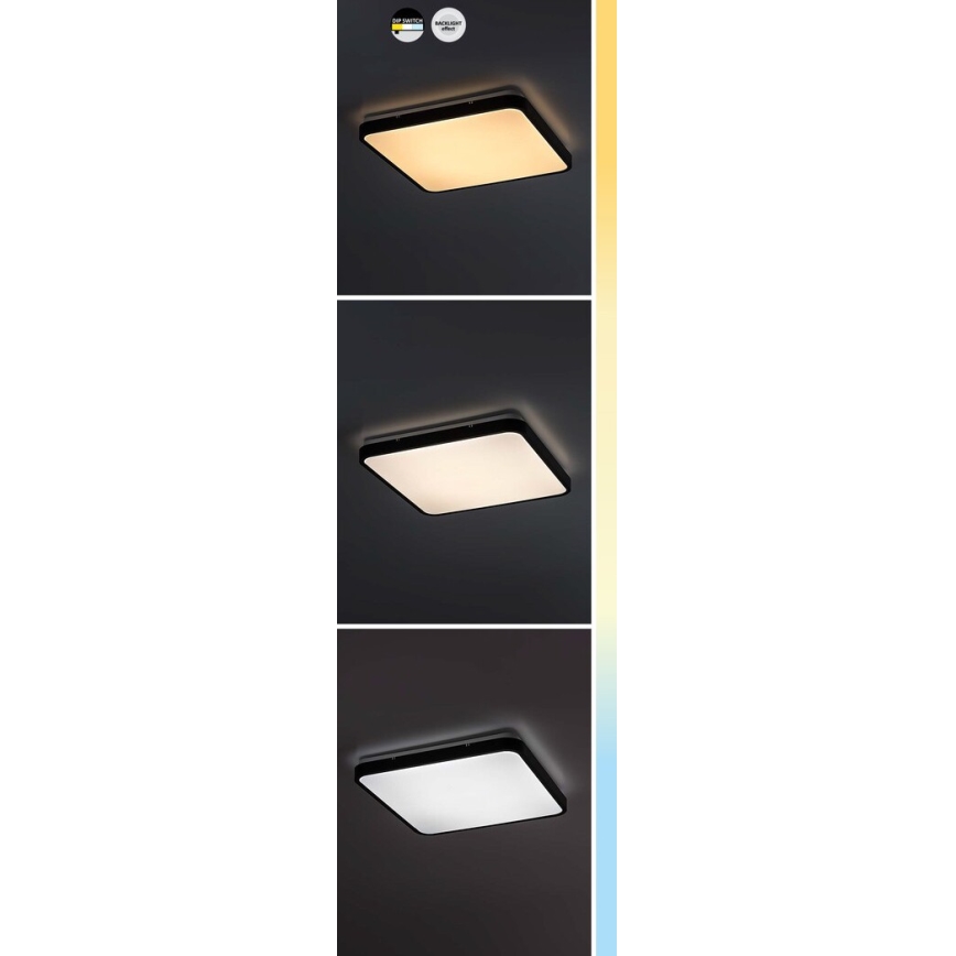 Rabalux - LED-Deckenleuchte für Badezimmer LED/24W/230V 3000/4000/6000K IP44 29x29 cm weiß