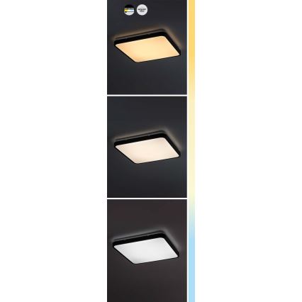 Rabalux - Plafoniera LED da bagno LED/36W/230V 3000/4000/6000K IP44 42x42 cm bianco