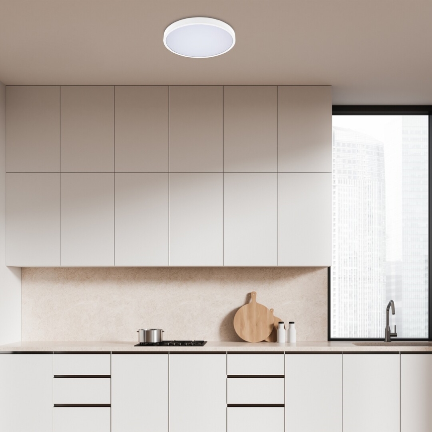 Rabalux - Plafoniera LED da bagno LED/24W/230V 3000/4000/6000K IP44 diametro 35,5 cm bianco