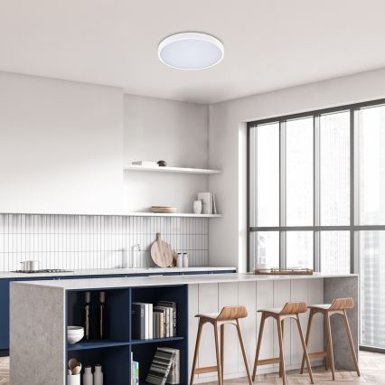 Rabalux - Plafoniera LED da bagno LED/36W/230V 3000/4000/6000K IP44 diametro 42 cm bianco