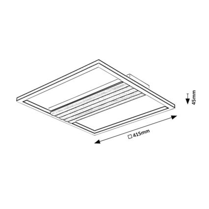 Rabalux - LED-Deckenleuchte LED/30W/230V 3000/4500/6000K