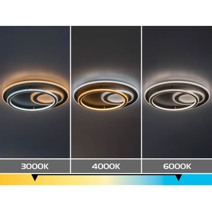 Rabalux - LED dimmbare Deckenleuchte LED/60W/230V 3000-6000K Ø 50 cm + Fernbedienung
