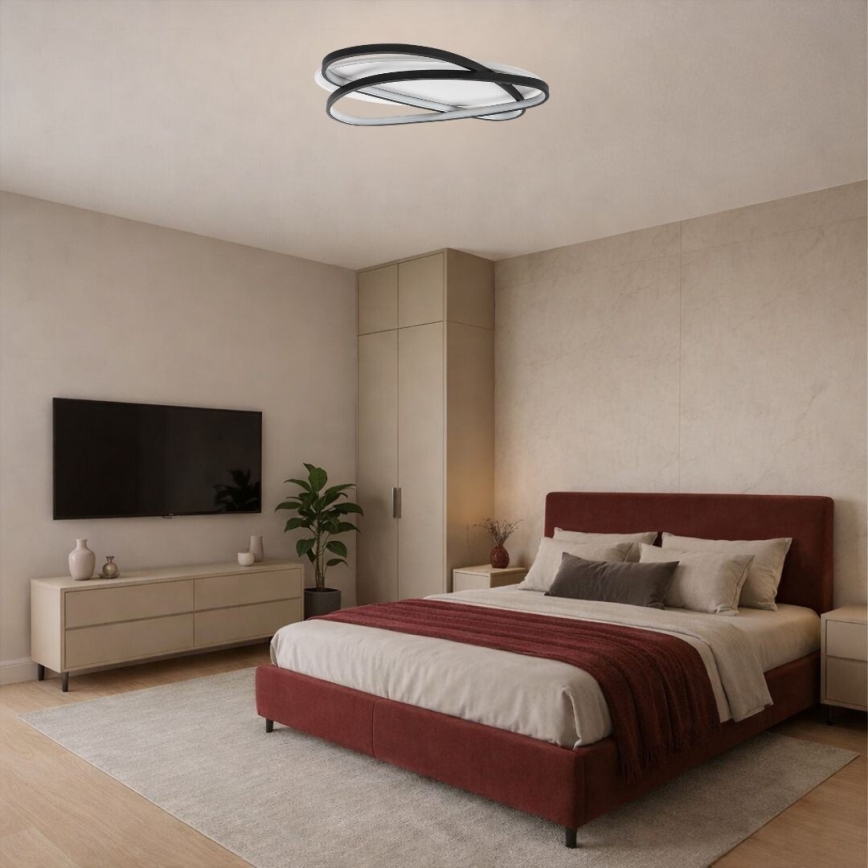 Rabalux - LED-dimmbare Deckenleuchte LED/57W/230V 3000-6000K 53x38 cm + Fernbedienung