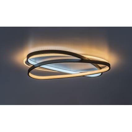 Rabalux - LED-dimmbare Deckenleuchte LED/57W/230V 3000-6000K 53x38 cm + Fernbedienung