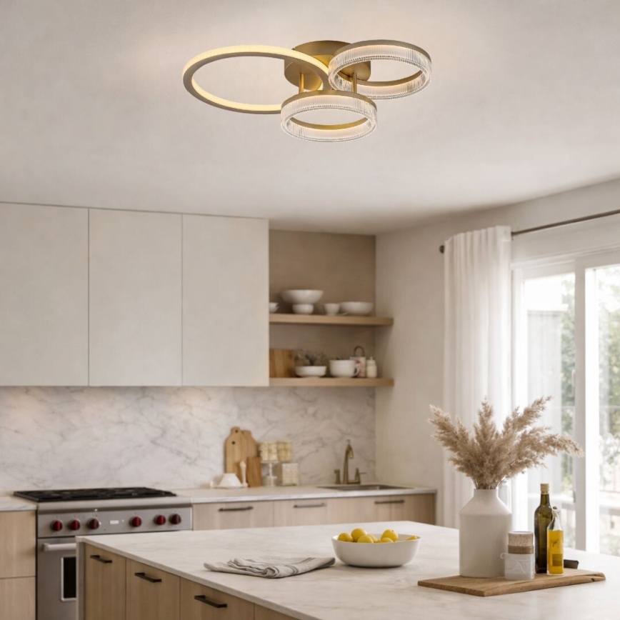 Rabalux - Plafonnier LED dimmable LED/38W/230V 3000-6500K 58,5x38 cm + télécommande